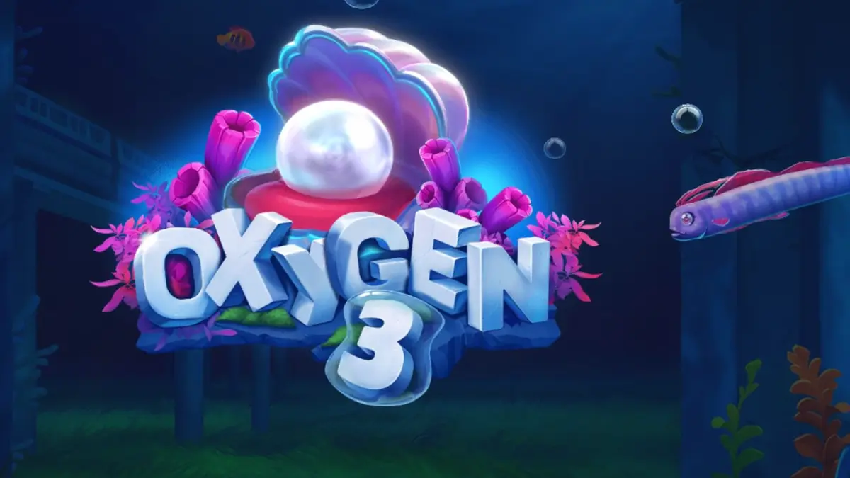 Pemandangan bawah laut futuristik dalam permainan slot Oxygen 3