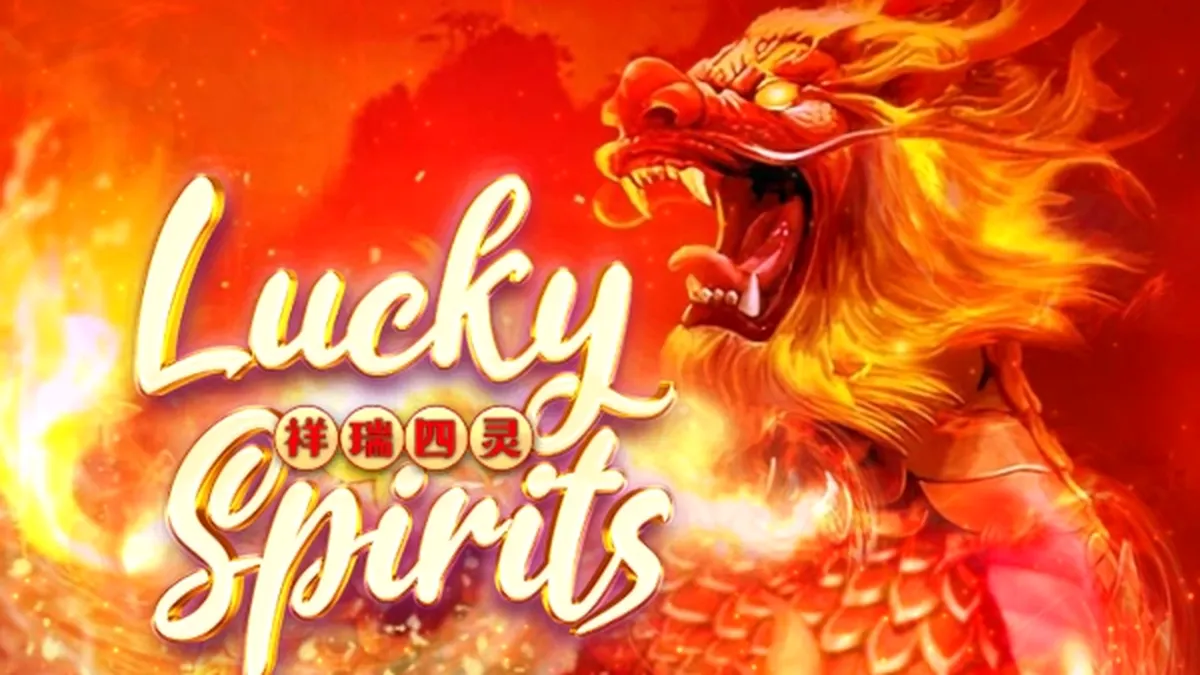 Tampilan visual slot Lucky Spirits dengan elemen mistis